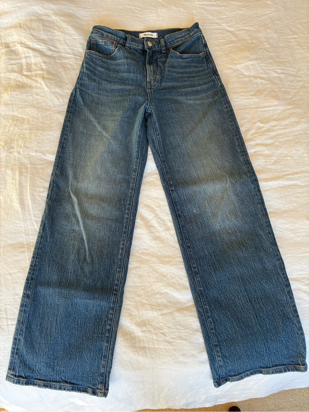 Madewell The Perfect Vintage Wide-Leg Jean size 27. Like new.